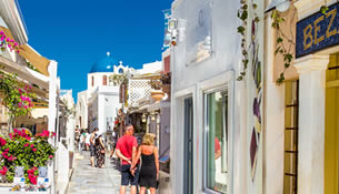 Paquete de viaje tour a atenas, mykonos, santorini grecia